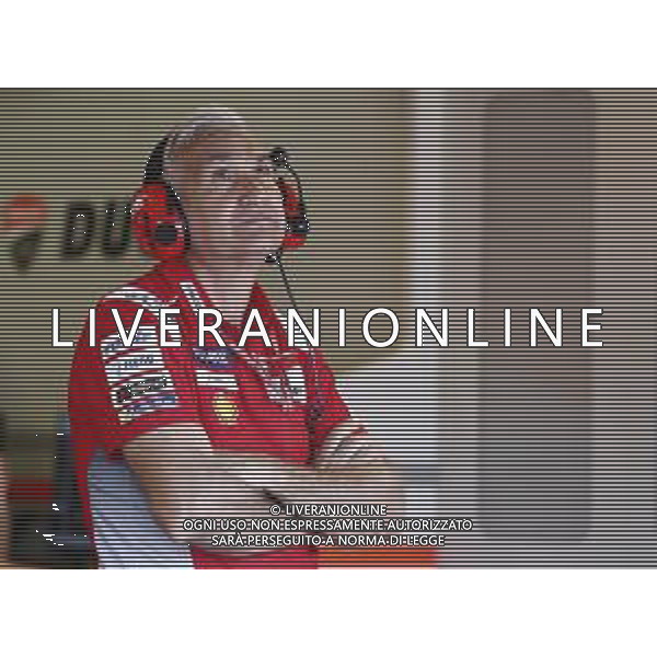 Misano - Motomondiale Gran Premio OCTO di San Marino e della Riviera di Rimini 07/09/2018 nella foto: davide tardozzi durante le prove libere ©Claudio Zamagni/Agenzia Aldo Liverani davide tardozzi during free practice MotoGP OCTO of San Marino on September 07 2018 at Misano World Circuit Marco Simoncelli Misano Adriatico Italy photo credit by Claudio Zamagni/Aldo Liverani Photo Agency