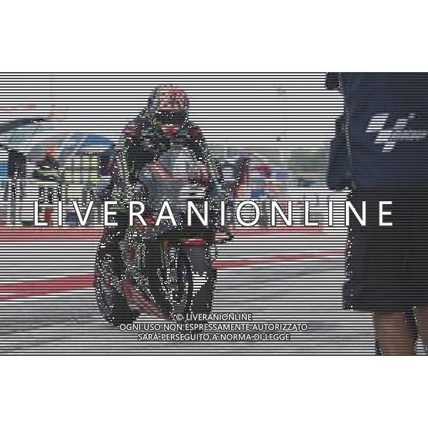 Misano - Motomondiale Gran Premio OCTO di San Marino e della Riviera di Rimini 07/09/2018 nella foto: Johann Zarco (MONSTER YAMAHA TECH 3)durante le prove libere ©Claudio Zamagni/Agenzia Aldo Liverani Johann Zarco (MONSTER YAMAHA TECH 3) during free practice MotoGP OCTO of San Marino on September 07 2018 at Misano World Circuit Marco Simoncelli Misano Adriatico Italy photo credit by Claudio Zamagni/Aldo Liverani Photo Agency