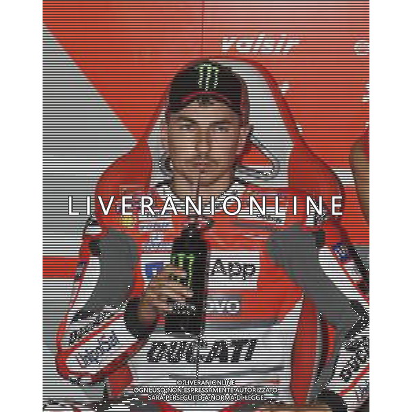 Misano Adriatico ( RN ) 07/09/2018 Misano World Circuit Marco Simoncelli. Gran Premio Octo di San Marino e della Riviera di Rimini 2018 - MOTOGP Nella foto: Jorge Lorenzo ( ESP ) su DUCATI PH Lauro Montagnini AG ALDO LIVERANI SAS