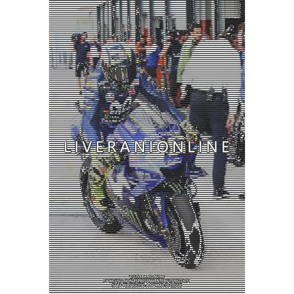 Misano Adriatico ( RN ) 07/09/2018 Misano World Circuit Marco Simoncelli. Gran Premio Octo di San Marino e della Riviera di Rimini 2018 - MOTOGP Nella foto: Valentino Rossi ( ITA ) su YAMAHA PH Lauro Montagnini AG ALDO LIVERANI SAS