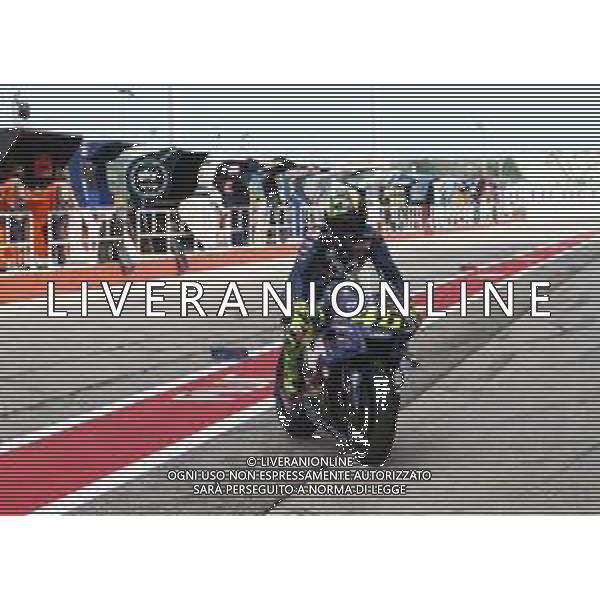 Misano Adriatico ( RN ) 07/09/2018 Misano World Circuit Marco Simoncelli. Gran Premio Octo di San Marino e della Riviera di Rimini 2018 - MOTOGP Nella foto: Valentino Rossi ( ITA ) su YAMAHA PH Lauro Montagnini AG ALDO LIVERANI SAS