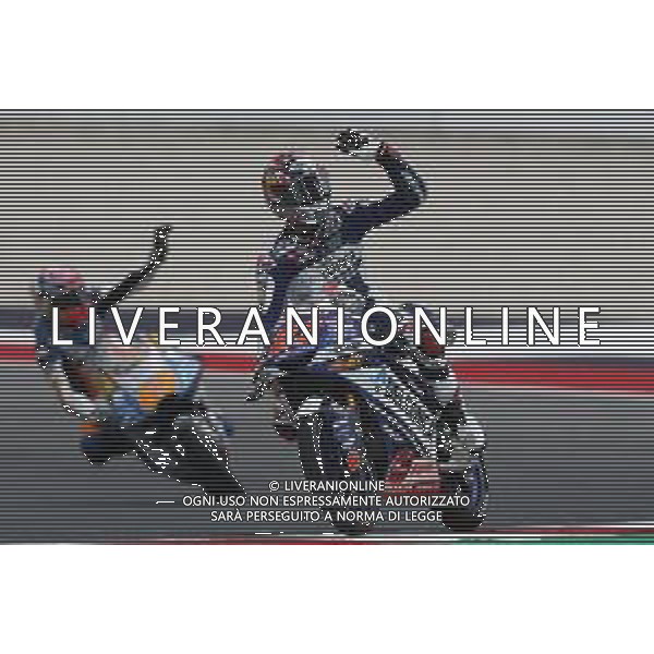 Misano - Motomondiale Gran Premio OCTO di San Marino e della Riviera di Rimini 07/09/2018 nella foto: FABIO DI GIANNANTONIO (DEL CONCA GRESINI Moto3)durante le prove libere ©Claudio Zamagni/Agenzia Aldo Liverani FABIO DI GIANNANTONIO (DEL CONCA GRESINI Moto3) during free practice MotoGP OCTO of San Marino on September 07 2018 at Misano World Circuit Marco Simoncelli Misano Adriatico Italy photo credit by Claudio Zamagni/Aldo Liverani Photo Agency / AGENZIA ALDO LIVERANI SAS