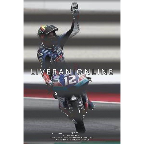 Misano - Motomondiale Gran Premio OCTO di San Marino e della Riviera di Rimini 07/09/2018 nella foto: MARCO BEZZECCHI (MC SAXOPRINT) durante le prove libere ©Claudio Zamagni/Agenzia Aldo Liverani MARCO BEZZECCHI (MC SAXOPRINT) during free practice MotoGP OCTO of San Marino on September 07 2018 at Misano World Circuit Marco Simoncelli Misano Adriatico Italy photo credit by Claudio Zamagni/Aldo Liverani Photo Agency / AGENZIA ALDO LIVERANI SAS