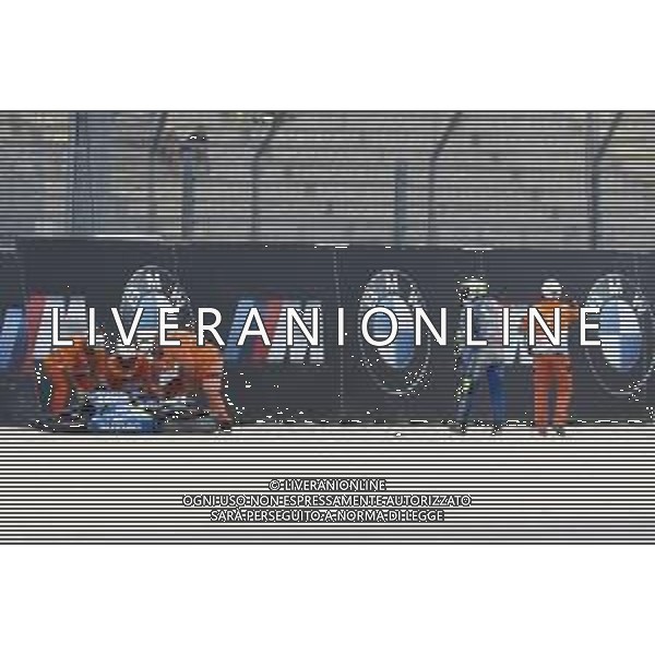 Misano - Motomondiale Gran Premio OCTO di San Marino e della Riviera di Rimini 07/09/2018 nella foto: Andrea Iannone (TEAM SUZUKI ECSTAR) cade durante le prove libere ©Claudio Zamagni/Agenzia Aldo Liverani Andrea Iannone (TEAM SUZUKI ECSTAR) during free practice MotoGP OCTO of San Marino on September 07 2018 at Misano World Circuit Marco Simoncelli Misano Adriatico Italy photo credit by Claudio Zamagni/Aldo Liverani Photo Agency / AGENZIA ALDO LIVERANI SAS