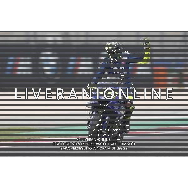 Misano - Motomondiale Gran Premio OCTO di San Marino e della Riviera di Rimini 07/09/2018 nella foto: Valentino Rossi (MOVISTAR YAMAHA MotoGP)durante le prove libere ©Claudio Zamagni/Agenzia Aldo Liverani Valentino Rossi (MOVISTAR YAMAHA MotoGP) during free practice MotoGP OCTO of San Marino on September 07 2018 at Misano World Circuit Marco Simoncelli Misano Adriatico Italy photo credit by Claudio Zamagni/Aldo Liverani Photo Agency / AGENZIA ALDO LIVERANI SAS