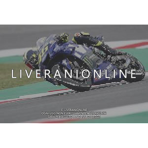 Misano - Motomondiale Gran Premio OCTO di San Marino e della Riviera di Rimini 07/09/2018 nella foto:Valentino Rossi (MOVISTAR YAMAHA MotoGP) durante le prove libere ©Claudio Zamagni/Agenzia Aldo Liverani Valentino Rossi (MOVISTAR YAMAHA MotoGP) during free practice MotoGP OCTO of San Marino on September 07 2018 at Misano World Circuit Marco Simoncelli Misano Adriatico Italy photo credit by Claudio Zamagni/Aldo Liverani Photo Agency / AGENZIA ALDO LIVERANI SAS