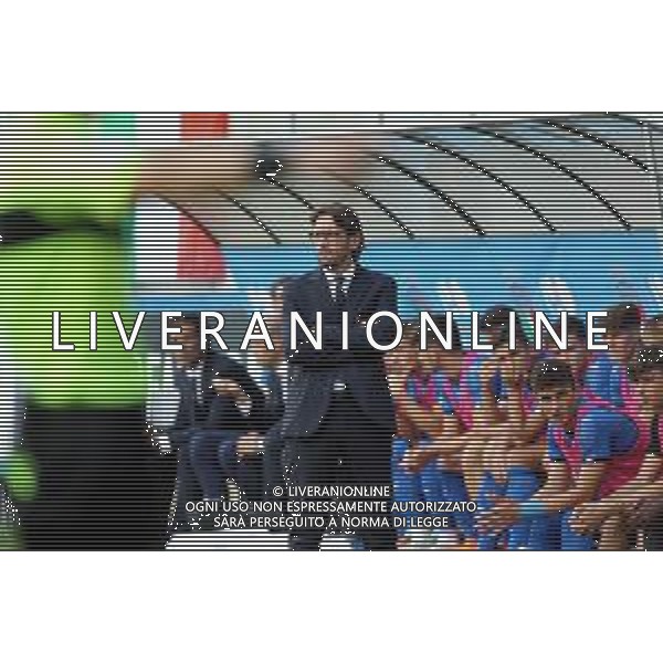 07/09/2018 CASTEL SAN PIETRO ITALIA UNDER 19-PORTOGALLO UNDER 19 0-1 GOL DI TIAGO RODRIGUES NELLA FOTO FEDERICO GUIDI ALLENATORE DELL\'ITALIA UNDER 19 FOTO GIANNI SANNA-AG ALDO LIVERANI SAS