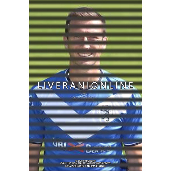2017-2018 BRESCIA CALCIO ROSA GIOCATORI NELLA FOTO DANIELE GASTALDELLO AG ALDO LIVERANI SAS