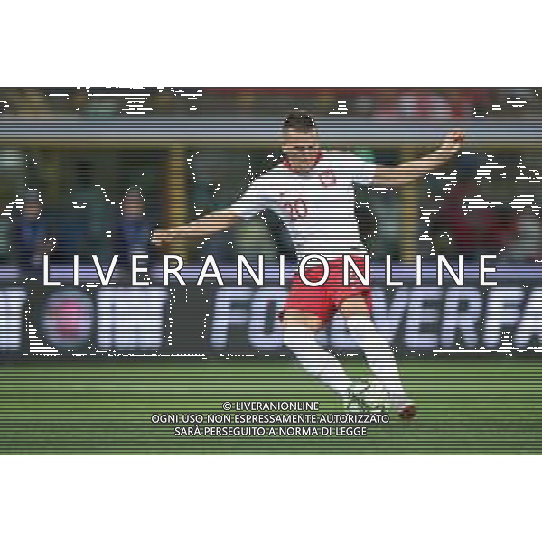 UEFA Nations League A Group 3 Bologna - 07.09.2018 Italia-Polonia Nella Foto: occasione di Piotr Zielinski parata da donnarumma /Ph.Vitez-Ag. Aldo Liverani