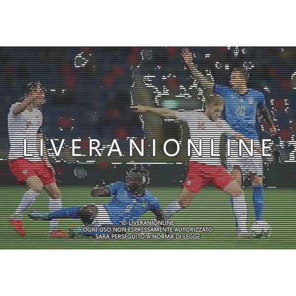 UEFA Nations League A Group 3 Bologna - 07.09.2018 Italia-Polonia Nella Foto: federico bernardeschi, Jakub Blaszczykowski, mario balotelli e Robert Lewandowski /Ph.Vitez-Ag. Aldo Liverani