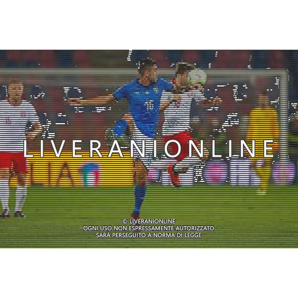 07.09.2018 BOLONIA, WLOCHY (BOLOGNA, ITALY) STADIO RENATO DALL\'ARA PILKA NOZNA (FOOTBALL) LIGA NARODOW UEFA (UEFA NATIONAL LEAGUE) MECZ WLOCHY - POLSKA ( GAME ITALY - POLAND ) NZ LORENZO PELLEGRINI BARTOSZ BERESZYNSKI FOTO LUKASZ SKWIOT/CYFRASPORT/NEWSPIX.PL --- Newspix.pl AGENZIA ALDO LIVERANI SAS