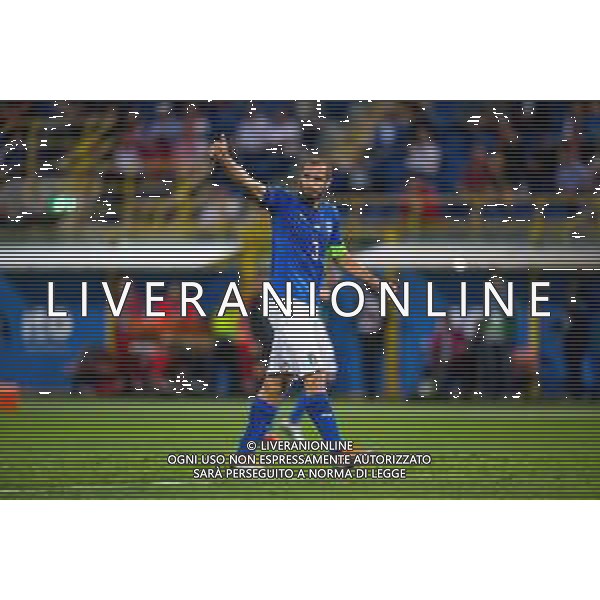 07.09.2018 BOLONIA, WLOCHY (BOLOGNA, ITALY) STADIO RENATO DALL\'ARA PILKA NOZNA (FOOTBALL) LIGA NARODOW UEFA (UEFA NATIONAL LEAGUE) MECZ WLOCHY - POLSKA ( GAME ITALY - POLAND ) NZ GIORGIO CHIELLINI FOTO LUKASZ SKWIOT/CYFRASPORT/NEWSPIX.PL --- Newspix.pl AGENZIA ALDO LIVERANI SAS
