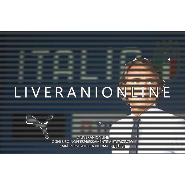 07.09.2018 BOLONIA, WLOCHY (BOLOGNA, ITALY) STADIO RENATO DALL\'ARA PILKA NOZNA (FOOTBALL) LIGA NARODOW UEFA (UEFA NATIONAL LEAGUE) MECZ WLOCHY - POLSKA ( GAME ITALY - POLAND ) NZ ROBERTO MANCINI - TRENER HEAD COACH OF ITALY FOTO LUKASZ GROCHALA/CYFRASPORT/NEWSPIX.PL --- Newspix.pl --- Newspix.pl AGENZIA ALDO LIVERANI SAS