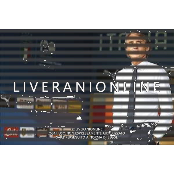 07.09.2018 BOLONIA, WLOCHY (BOLOGNA, ITALY) STADIO RENATO DALL\'ARA PILKA NOZNA (FOOTBALL) LIGA NARODOW UEFA (UEFA NATIONAL LEAGUE) MECZ WLOCHY - POLSKA ( GAME ITALY - POLAND ) NZ ROBERTO MANCINI - TRENER HEAD COACH OF ITALY FOTO LUKASZ GROCHALA/CYFRASPORT/NEWSPIX.PL --- Newspix.pl --- Newspix.pl AGENZIA ALDO LIVERANI SAS