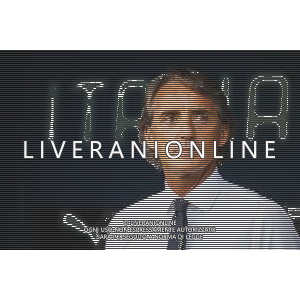 07.09.2018 BOLONIA, WLOCHY (BOLOGNA, ITALY) STADIO RENATO DALL\'ARA PILKA NOZNA (FOOTBALL) LIGA NARODOW UEFA (UEFA NATIONAL LEAGUE) MECZ WLOCHY - POLSKA ( GAME ITALY - POLAND ) NZ ROBERTO MANCINI - TRENER HEAD COACH OF ITALY FOTO LUKASZ GROCHALA/CYFRASPORT/NEWSPIX.PL --- Newspix.pl --- Newspix.pl AGENZIA ALDO LIVERANI SAS