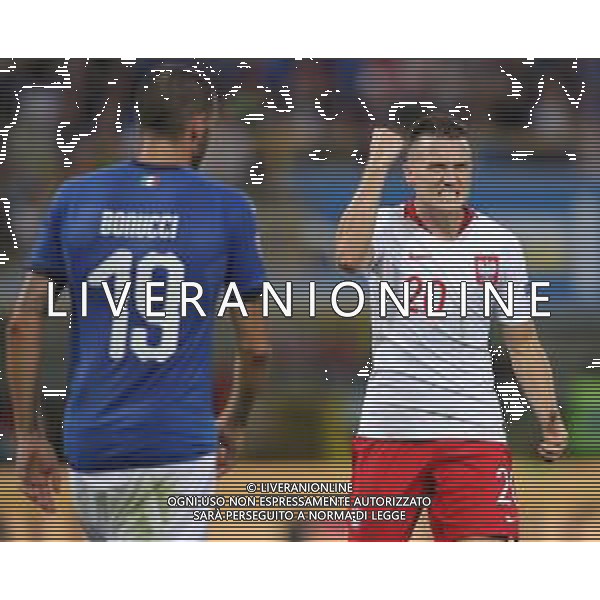 UEFA Nations League A Group 3 Bologna - 07.09.2018 Italia-Polonia Nella Foto: esultanza dopo il gol di Piotr Zielinski /Ph.Vitez-Ag. Aldo Liverani
