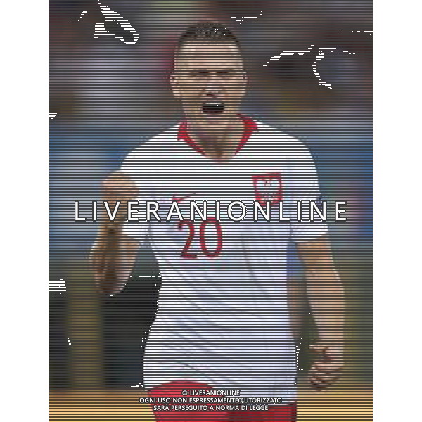 UEFA Nations League A Group 3 Bologna - 07.09.2018 Italia-Polonia Nella Foto: esultanza dopo il gol di Piotr Zielinski /Ph.Vitez-Ag. Aldo Liverani