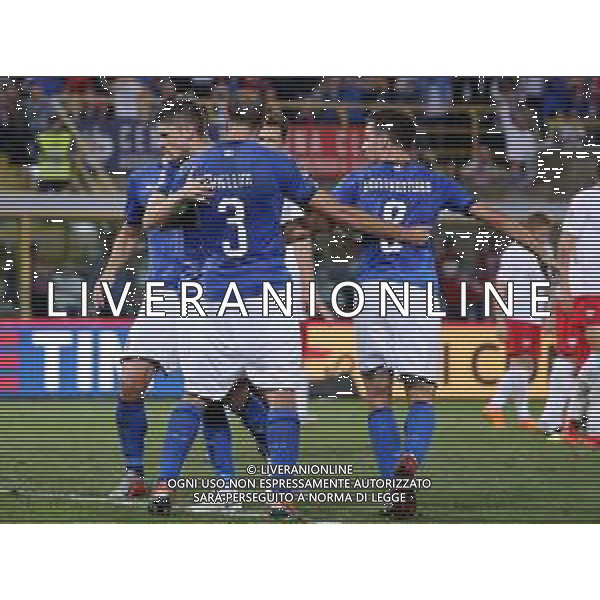 UEFA Nations League A Group 3 Bologna - 07.09.2018 Italia-Polonia Nella Foto: esultanza dopo il gol su rigore di jorginho /Ph.Vitez-Ag. Aldo Liverani