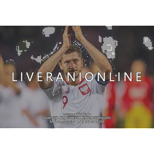 07.09.2018 BOLONIA, WLOCHY (BOLOGNA, ITALY) STADIO RENATO DALL\'ARA PILKA NOZNA (FOOTBALL) LIGA NARODOW UEFA (UEFA NATIONAL LEAGUE) MECZ WLOCHY - POLSKA ( GAME ITALY - POLAND ) NZ ROBERT LEWANDOWSKI FOTO LUKASZ SKWIOT/CYFRASPORT/NEWSPIX.PL --- Newspix.pl AG ALDO LIVERANI SAS