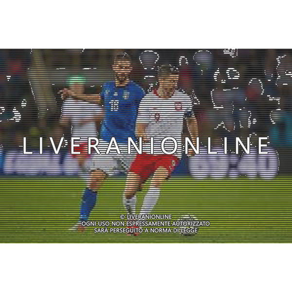07.09.2018 BOLONIA, WLOCHY (BOLOGNA, ITALY) STADIO RENATO DALL\'ARA PILKA NOZNA (FOOTBALL) LIGA NARODOW UEFA (UEFA NATIONAL LEAGUE) MECZ WLOCHY - POLSKA ( GAME ITALY - POLAND ) NZ ROBERT LEWANDOWSKI FOTO LUKASZ SKWIOT/CYFRASPORT/NEWSPIX.PL --- Newspix.pl AG ALDO LIVERANI SAS