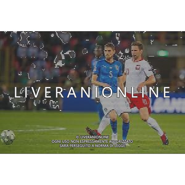 07.09.2018 BOLONIA, WLOCHY (BOLOGNA, ITALY) STADIO RENATO DALL\'ARA PILKA NOZNA (FOOTBALL) LIGA NARODOW UEFA (UEFA NATIONAL LEAGUE) MECZ WLOCHY - POLSKA ( GAME ITALY - POLAND ) NZ GRZEGORZ KRYCHOWIAK JORGINHO FOTO LUKASZ SKWIOT/CYFRASPORT/NEWSPIX.PL --- Newspix.pl AG ALDO LIVERANI SAS
