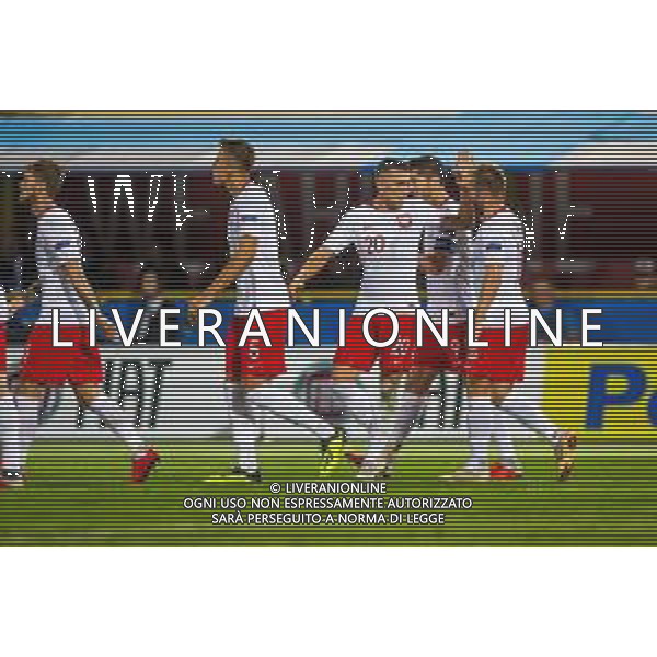 07.09.2018 BOLONIA, WLOCHY (BOLOGNA, ITALY) STADIO RENATO DALL\'ARA PILKA NOZNA (FOOTBALL) LIGA NARODOW UEFA (UEFA NATIONAL LEAGUE) MECZ WLOCHY - POLSKA ( GAME ITALY - POLAND ) NZ PIOTR ZIELINSKI BRAMKA RADOSC GOL GOAL FOTO LUKASZ SKWIOT/CYFRASPORT/NEWSPIX.PL --- Newspix.pl AG ALDO LIVERANI SAS