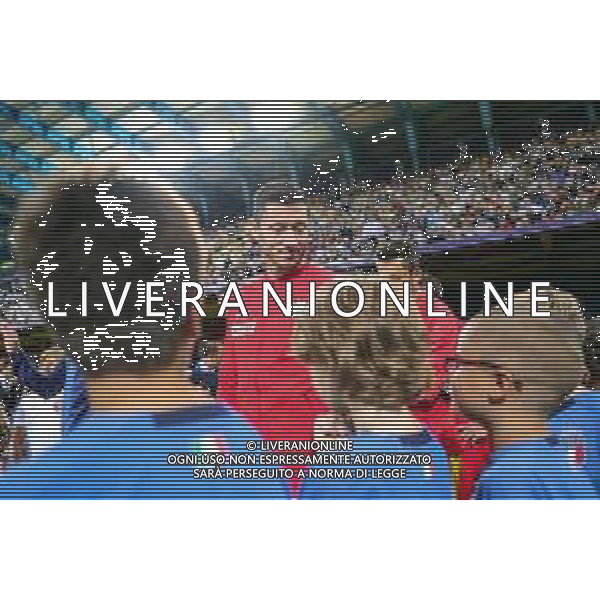 07.09.2018 BOLONIA, WLOCHY (BOLOGNA, ITALY) STADIO RENATO DALL\'ARA PILKA NOZNA (FOOTBALL) LIGA NARODOW UEFA (UEFA NATIONAL LEAGUE) MECZ WLOCHY - POLSKA ( GAME ITALY - POLAND ) NZ ROBERT LEWANDOWSKI FOTO LUKASZ GROCHALA/CYFRASPORT/NEWSPIX.PL --- Newspix.pl AG ALDO LIVERANI SAS