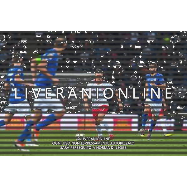 2018.09.07 Bolonia Pilka nozna UEFA Liga Narodow Wlochy - Polska N/z Robert Lewandowski Foto Pawel Andrachiewicz / PressFocus/NEWSPIX.PL 2018.09.07 Bolonia Football UEFA Nations League Italy - Poland Robert Lewandowski Credit: Pawel Andrachiewicz / PressFocus --- Newspix.pl AG ALDO LIVERANI SAS