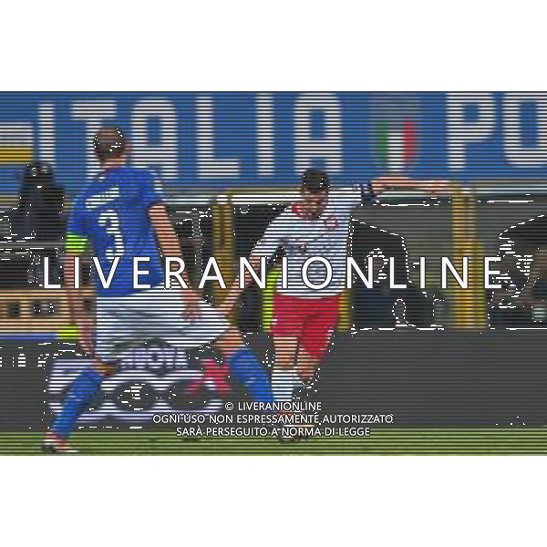 2018.09.07 Bolonia Pilka nozna UEFA Liga Narodow Wlochy - Polska N/z Robert Lewandowski Foto Pawel Andrachiewicz / PressFocus/NEWSPIX.PL 2018.09.07 Bolonia Football UEFA Nations League Italy - Poland Robert Lewandowski Credit: Pawel Andrachiewicz / PressFocus --- Newspix.pl AG ALDO LIVERANI SAS