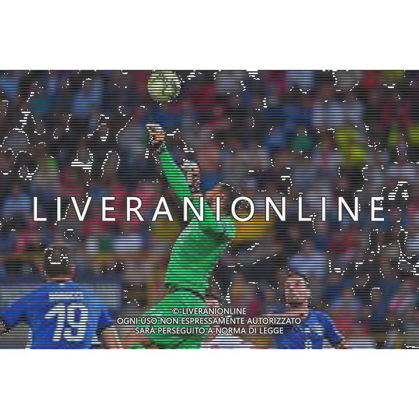 2018.09.07 Bolonia Pilka nozna UEFA Liga Narodow Wlochy - Polska N/z Gianluigi Donnarumma Foto Pawel Andrachiewicz / PressFocus/NEWSPIX.PL 2018.09.07 Bolonia Football UEFA Nations League Italy - Poland Gianluigi Donnarumma Credit: Pawel Andrachiewicz / PressFocus --- Newspix.pl AG ALDO LIVERANI SAS