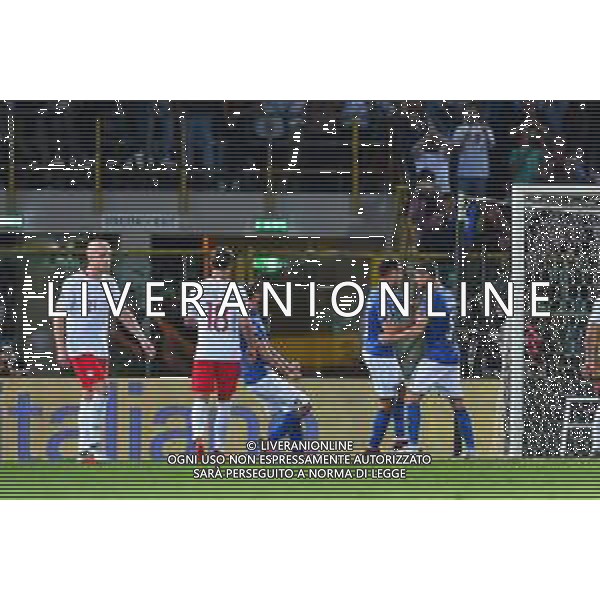 2018.09.07 Bolonia Pilka nozna UEFA Liga Narodow Wlochy - Polska N/z bramka gol radosc na 1-1 Jorginho Foto Pawel Andrachiewicz / PressFocus/NEWSPIX.PL 2018.09.07 Bolonia Football UEFA Nations League Italy - Poland bramka gol radosc na 1-1 Jorginho Credit: Pawel Andrachiewicz / PressFocus --- Newspix.pl AG ALDO LIVERANI SAS
