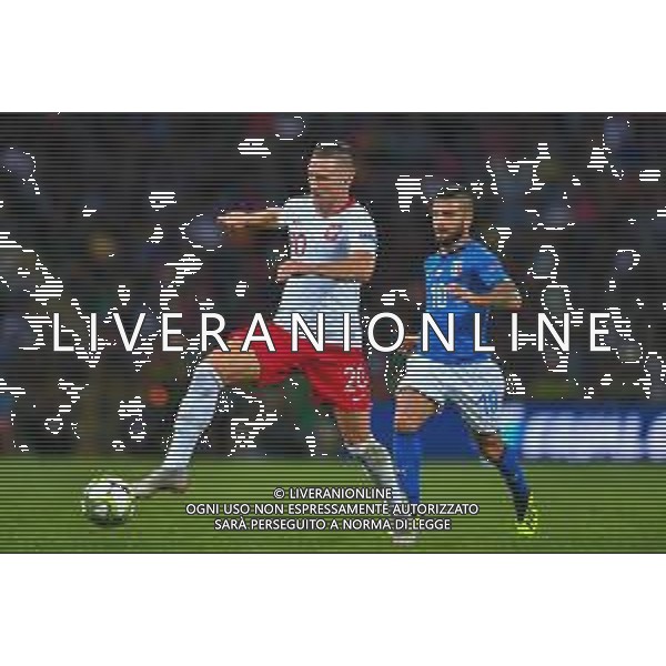 2018.09.07 Bolonia Pilka nozna UEFA Liga Narodow Wlochy - Polska N/z Piotr Zielinski Lorenzo Insigne Foto Pawel Andrachiewicz / PressFocus/NEWSPIX.PL 2018.09.07 Bolonia Football UEFA Nations League Italy - Poland Piotr Zielinski Lorenzo Insigne Credit: Pawel Andrachiewicz / PressFocus --- Newspix.pl AG ALDO LIVERANI SAS