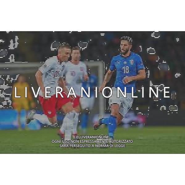 2018.09.07 Bolonia Pilka nozna UEFA Liga Narodow Wlochy - Polska N/z Piotr Zielinski Roberto Gagliardini Foto Pawel Andrachiewicz / PressFocus/NEWSPIX.PL 2018.09.07 Bolonia Football UEFA Nations League Italy - Poland Piotr Zielinski Roberto Gagliardini Credit: Pawel Andrachiewicz / PressFocus --- Newspix.pl AG ALDO LIVERANI SAS