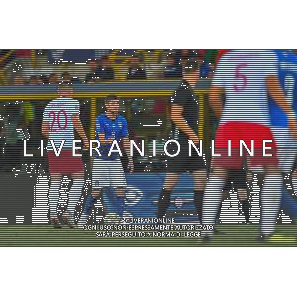 2018.09.07 Bolonia Pilka nozna UEFA Liga Narodow Wlochy - Polska N/z Jorginho Foto Pawel Andrachiewicz / PressFocus/NEWSPIX.PL 2018.09.07 Bolonia Football UEFA Nations League Italy - Poland Jorginho Credit: Pawel Andrachiewicz / PressFocus --- Newspix.pl AG ALDO LIVERANI SAS