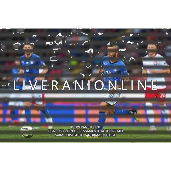 2018.09.07 Bolonia Pilka nozna UEFA Liga Narodow Wlochy - Polska N/z Lorenzo Insigne Foto Pawel Andrachiewicz / PressFocus/NEWSPIX.PL 2018.09.07 Bolonia Football UEFA Nations League Italy - Poland Lorenzo Insigne Credit: Pawel Andrachiewicz / PressFocus --- Newspix.pl AG ALDO LIVERANI SAS