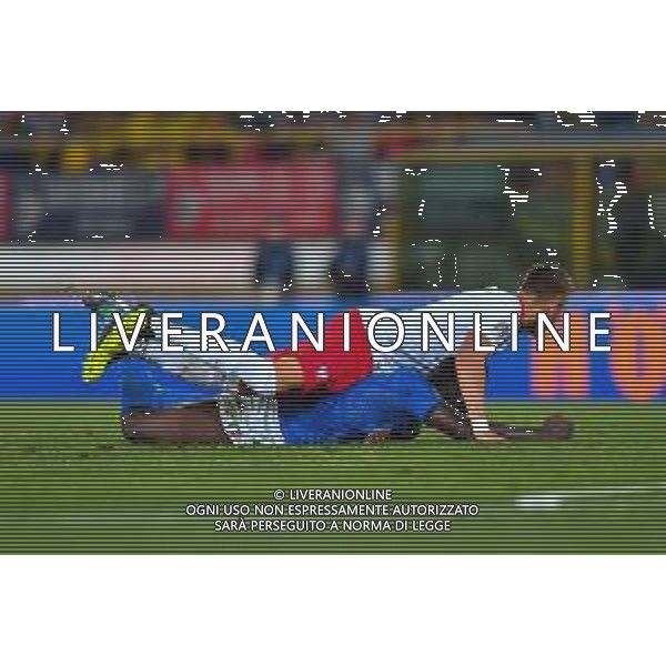 2018.09.07 Bolonia Pilka nozna UEFA Liga Narodow Wlochy - Polska N/z Mario Balotelli Foto Pawel Andrachiewicz / PressFocus/NEWSPIX.PL 2018.09.07 Bolonia Football UEFA Nations League Italy - Poland Mario Balotelli Credit: Pawel Andrachiewicz / PressFocus --- Newspix.pl AG ALDO LIVERANI SAS