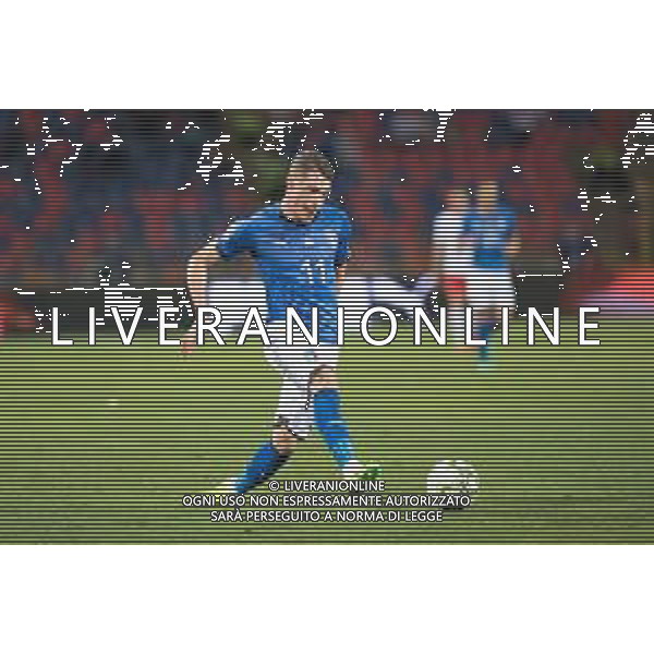 2018.09.07 Bolonia Pilka nozna UEFA Liga Narodow Wlochy - Polska N/z Andrea Belotti Foto Marcin Karczewski / PressFocus/NEWSPIX.PL 2018.09.07 Bolonia Football UEFA Nations League Italy - Poland Andrea Belotti Credit: Marcin Karczewski / PressFocus --- Newspix.pl AG ALDO LIVERANI SAS