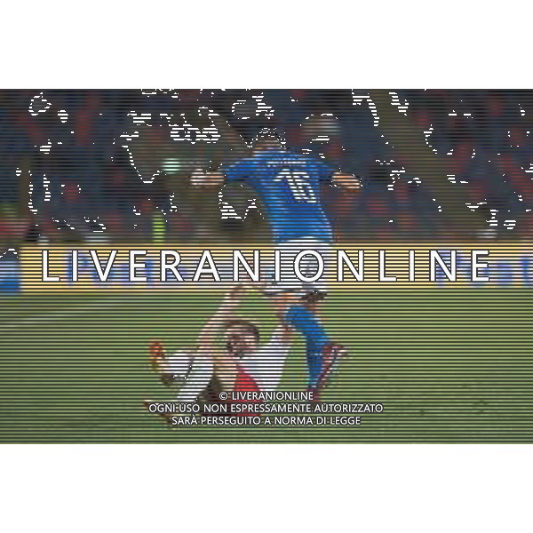 2018.09.07 Bolonia Pilka nozna UEFA Liga Narodow Wlochy - Polska N/z Jakub Blaszczykowski, Lorenzo Pellegrini Foto Marcin Karczewski / PressFocus/NEWSPIX.PL 2018.09.07 Bolonia Football UEFA Nations League Italy - Poland Jakub Blaszczykowski, Lorenzo Pellegrini Credit: Marcin Karczewski / PressFocus --- Newspix.pl AG ALDO LIVERANI SAS