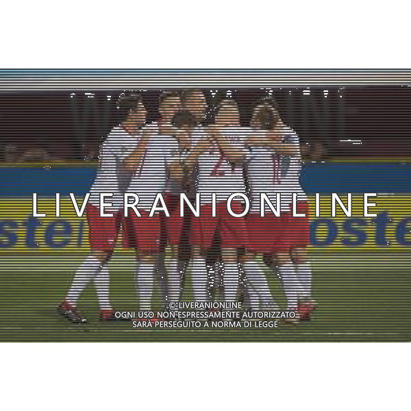 2018.09.07 Bolonia Pilka nozna UEFA Liga Narodow Wlochy - Polska N/z gol, radosc, bramka, cieszynka Foto Marcin Karczewski / PressFocus/NEWSPIX.PL 2018.09.07 Bolonia Football UEFA Nations League Italy - Poland gol, radosc, bramka, cieszynka Credit: Marcin Karczewski / PressFocus --- Newspix.pl AG ALDO LIVERANI SAS