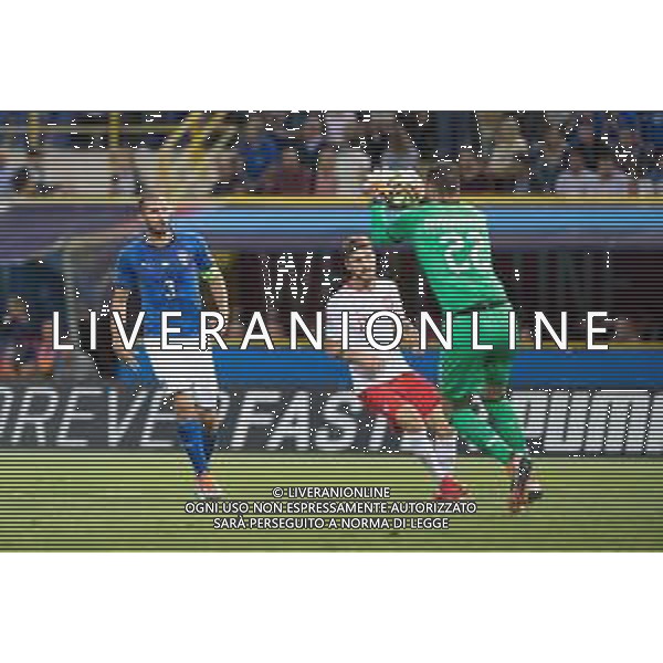2018.09.07 Bolonia Pilka nozna UEFA Liga Narodow Wlochy - Polska N/z Giorgio Chiellini, Gianluigi Donnarumma, Mateusz Klich Foto Marcin Karczewski / PressFocus/NEWSPIX.PL 2018.09.07 Bolonia Football UEFA Nations League Italy - Poland Giorgio Chiellini, Gianluigi Donnarumma, Mateusz Klich Credit: Marcin Karczewski / PressFocus --- Newspix.pl AG ALDO LIVERANI SAS