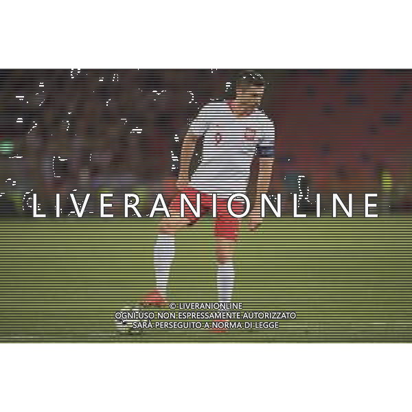 2018.09.07 Bolonia Pilka nozna UEFA Liga Narodow Wlochy - Polska N/z Robert Lewandowski Foto Marcin Karczewski / PressFocus/NEWSPIX.PL 2018.09.07 Bolonia Football UEFA Nations League Italy - Poland Robert Lewandowski Credit: Marcin Karczewski / PressFocus --- Newspix.pl AG ALDO LIVERANI SAS