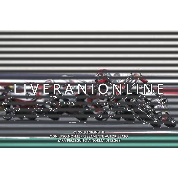 Misano - Motomondiale Gran Premio OCTO di San Marino e della Riviera di Rimini 07/09/2018 nella foto: ALBERT ARENAS (ASPAR TEAM Moto3) durante le prove libere ©Claudio Zamagni/Agenzia Aldo Liverani ALBERT ARENAS (ASPAR TEAM Moto3) during free practice MotoGP OCTO of San Marino on September 07 2018 at Misano World Circuit Marco Simoncelli Misano Adriatico Italy photo credit by Claudio Zamagni/Aldo Liverani Photo Agency / AGENZIA ALDO LIVERANI SAS