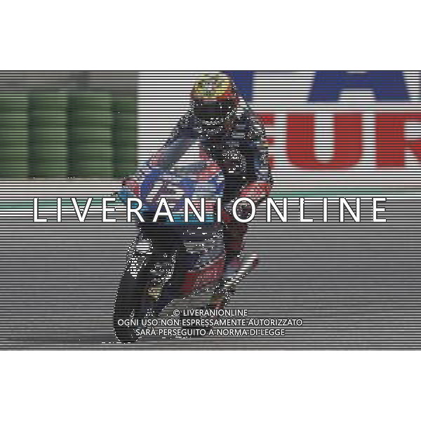 Misano - Motomondiale Gran Premio OCTO di San Marino e della Riviera di Rimini 07/09/2018 nella foto: MARCO BEZZECCHI (MC SAXOPRINT)durante le prove libere ©Claudio Zamagni/Agenzia Aldo Liverani MARCO BEZZECCHI (MC SAXOPRINT) during free practice MotoGP OCTO of San Marino on September 07 2018 at Misano World Circuit Marco Simoncelli Misano Adriatico Italy photo credit by Claudio Zamagni/Aldo Liverani Photo Agency / AGENZIA ALDO LIVERANI SAS