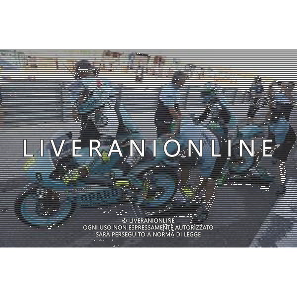 Misano - Motomondiale Gran Premio OCTO di San Marino e della Riviera di Rimini 07/09/2018 nella foto: LORENZO DALLA PORTA (LEOPARD RACING) ENEA BASTIANINI (LEOPARD RACING)durante le prove libere ©Claudio Zamagni/Agenzia Aldo Liverani LORENZO DALLA PORTA (LEOPARD RACING) ENEA BASTIANINI (LEOPARD RACING) during free practice MotoGP OCTO of San Marino on September 07 2018 at Misano World Circuit Marco Simoncelli Misano Adriatico Italy photo credit by Claudio Zamagni/Aldo Liverani Photo Agency / AGENZIA ALDO LIVERANI SAS