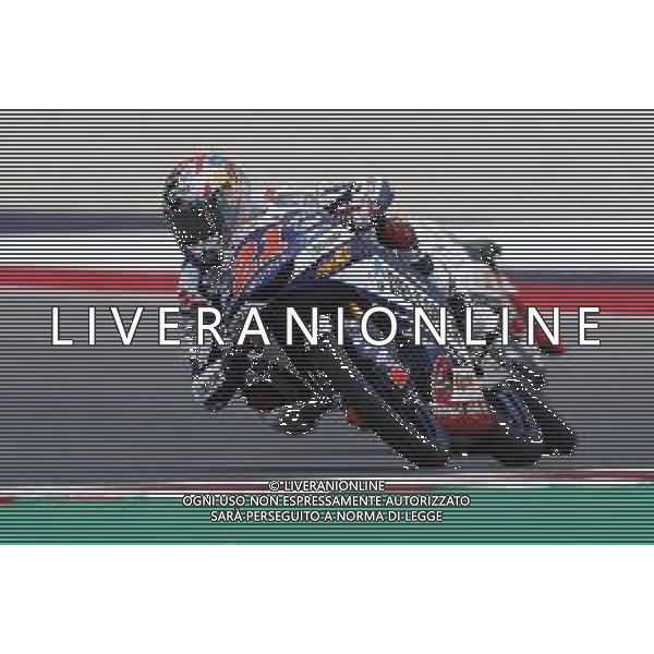 Misano - Motomondiale Gran Premio OCTO di San Marino e della Riviera di Rimini 07/09/2018 nella foto: FABIO DI GIANNANTONIO (DEL CONCA GRESINI Moto3) durante le prove libere ©Claudio Zamagni/Agenzia Aldo Liverani FABIO DI GIANNANTONIO (DEL CONCA GRESINI Moto3) during free practice MotoGP OCTO of San Marino on September 07 2018 at Misano World Circuit Marco Simoncelli Misano Adriatico Italy photo credit by Claudio Zamagni/Aldo Liverani Photo Agency / AGENZIA ALDO LIVERANI SAS