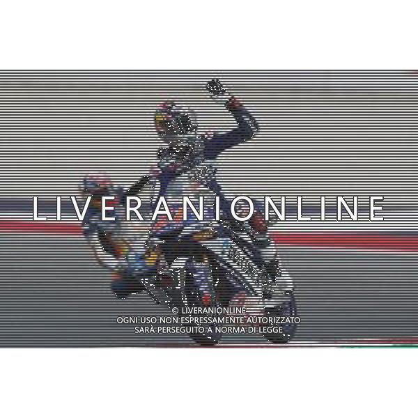Misano - Motomondiale Gran Premio OCTO di San Marino e della Riviera di Rimini 07/09/2018 nella foto: FABIO DI GIANNANTONIO (DEL CONCA GRESINI Moto3) durante le prove libere ©Claudio Zamagni/Agenzia Aldo Liverani FABIO DI GIANNANTONIO (DEL CONCA GRESINI Moto3) during free practice MotoGP OCTO of San Marino on September 07 2018 at Misano World Circuit Marco Simoncelli Misano Adriatico Italy photo credit by Claudio Zamagni/Aldo Liverani Photo Agency / AGENZIA ALDO LIVERANI SAS