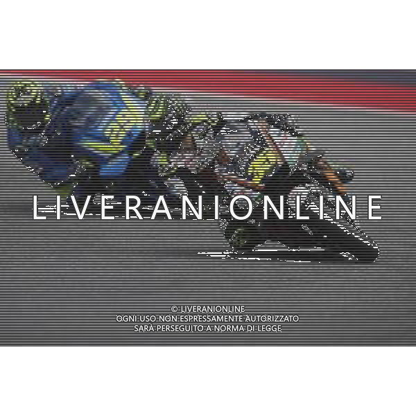 Misano - Motomondiale Gran Premio OCTO di San Marino e della Riviera di Rimini 07/09/2018 nella foto: Cal Crutchlow (LCR HONDA CASTROL*) Andrea Iannone (TEAM SUZUKI ECSTAR) durante le prove libere ©Claudio Zamagni/Agenzia Aldo Liverani Cal Crutchlow (LCR HONDA CASTROL*) Andrea Iannone (TEAM SUZUKI ECSTAR) during free practice MotoGP OCTO of San Marino on September 07 2018 at Misano World Circuit Marco Simoncelli Misano Adriatico Italy photo credit by Claudio Zamagni/Aldo Liverani Photo Agency / AGENZIA ALDO LIVERANI SAS