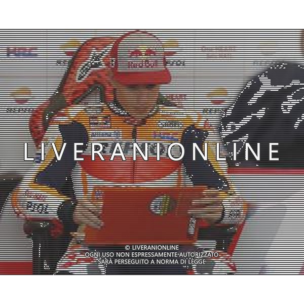 Misano - Motomondiale Gran Premio OCTO di San Marino e della Riviera di Rimini 07/09/2018 nella foto: Marc Marquez (REPSOL HONDA TEAM)durante le prove libere ©Claudio Zamagni/Agenzia Aldo Liverani Marc Marquez (REPSOL HONDA TEAM) during free practice MotoGP OCTO of San Marino on September 07 2018 at Misano World Circuit Marco Simoncelli Misano Adriatico Italy photo credit by Claudio Zamagni/Aldo Liverani Photo Agency / AGENZIA ALDO LIVERANI SAS