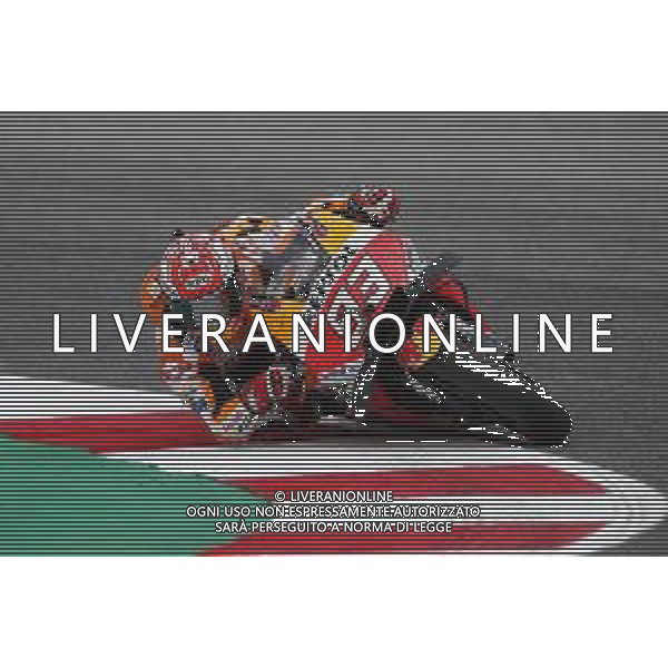 Misano - Motomondiale Gran Premio OCTO di San Marino e della Riviera di Rimini 07/09/2018 nella foto: Marc Marquez (REPSOL HONDA TEAM)durante le prove libere ©Claudio Zamagni/Agenzia Aldo Liverani Marc Marquez (REPSOL HONDA TEAM) during free practice MotoGP OCTO of San Marino on September 07 2018 at Misano World Circuit Marco Simoncelli Misano Adriatico Italy photo credit by Claudio Zamagni/Aldo Liverani Photo Agency / AGENZIA ALDO LIVERANI SAS