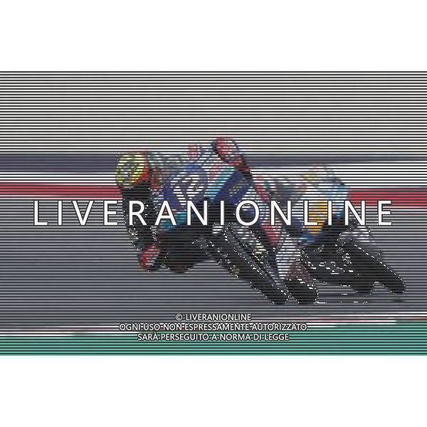 Misano - Motomondiale Gran Premio OCTO di San Marino e della Riviera di Rimini 07/09/2018 nella foto: MARCO BEZZECCHI (MC SAXOPRINT) PHILIPP OETTL (SUDMETAL SCHEDL GP RACING) durante le prove libere ©Claudio Zamagni/Agenzia Aldo Liverani MARCO BEZZECCHI (MC SAXOPRINT) PHILIPP OETTL (SUDMETAL SCHEDL GP RACING) during free practice MotoGP OCTO of San Marino on September 07 2018 at Misano World Circuit Marco Simoncelli Misano Adriatico Italy photo credit by Claudio Zamagni/Aldo Liverani Photo Agency / AGENZIA ALDO LIVERANI SAS